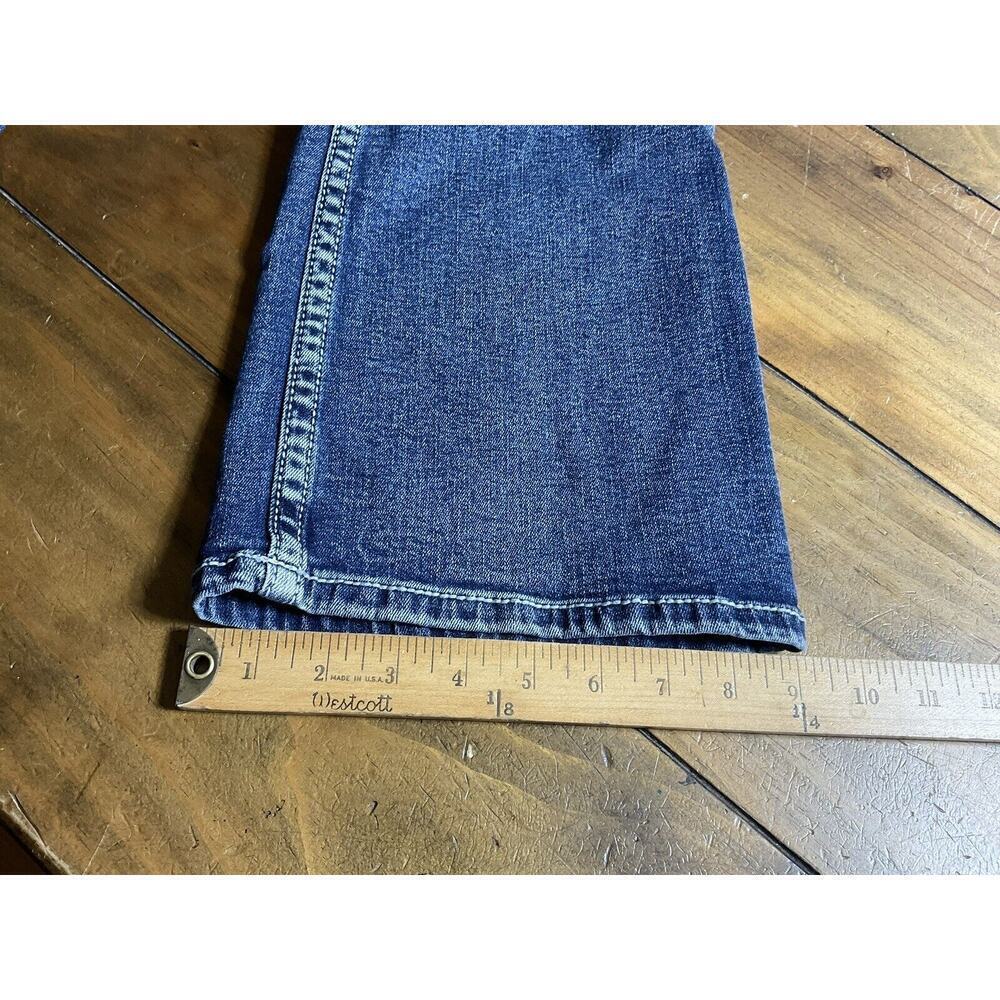 Shyanne Mid Rise Bootcut Embroidered Womens Jeans 32x32 Thick Stitching NWT - Picture 13 of 14